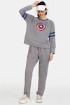 Zelocity Quick Dry Gym Track pants - Grey Melange — thumbnail 4